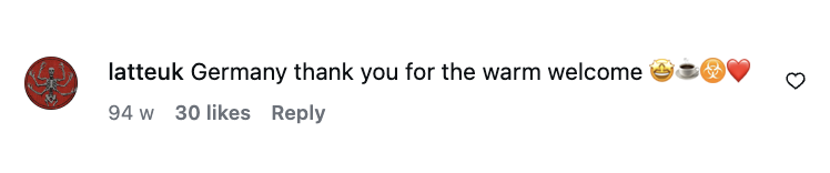 Fan comment about DnB Allstars Germany